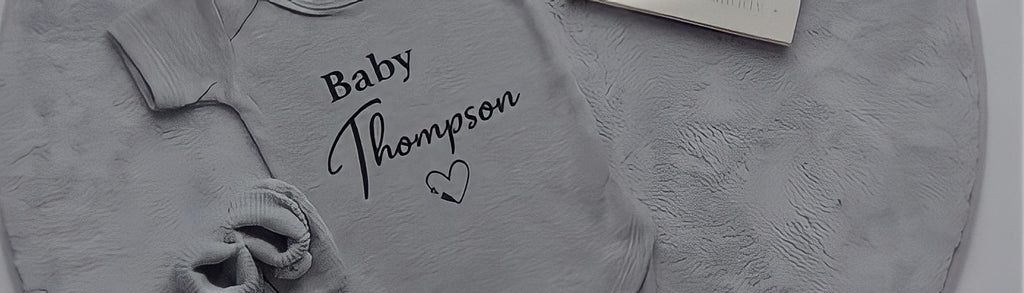 Personalised Baby Announcement Vests