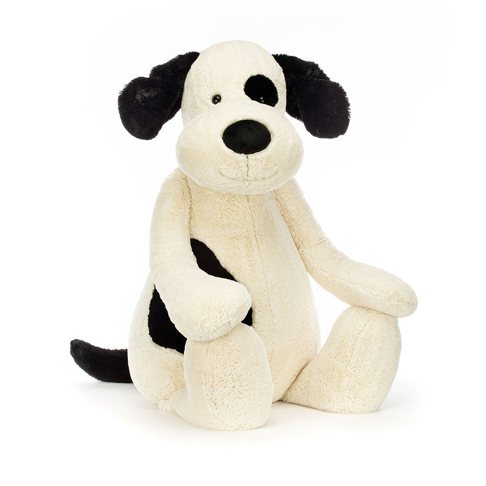 Jellycat Bashful Black & Cream Puppy - Giant