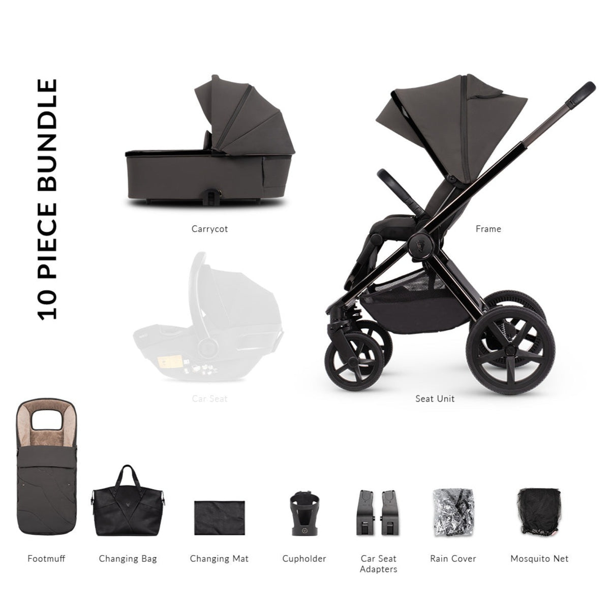 Venicci Upline SE 2-In-1 Pram Package - Lava – Millie & Ralph