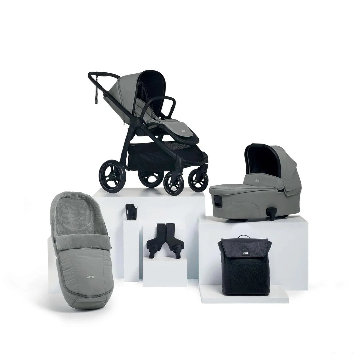 BOXED SALE - Mamas & Papas Ocarro Essential Bundle 6 Pc - Flint Grey ...