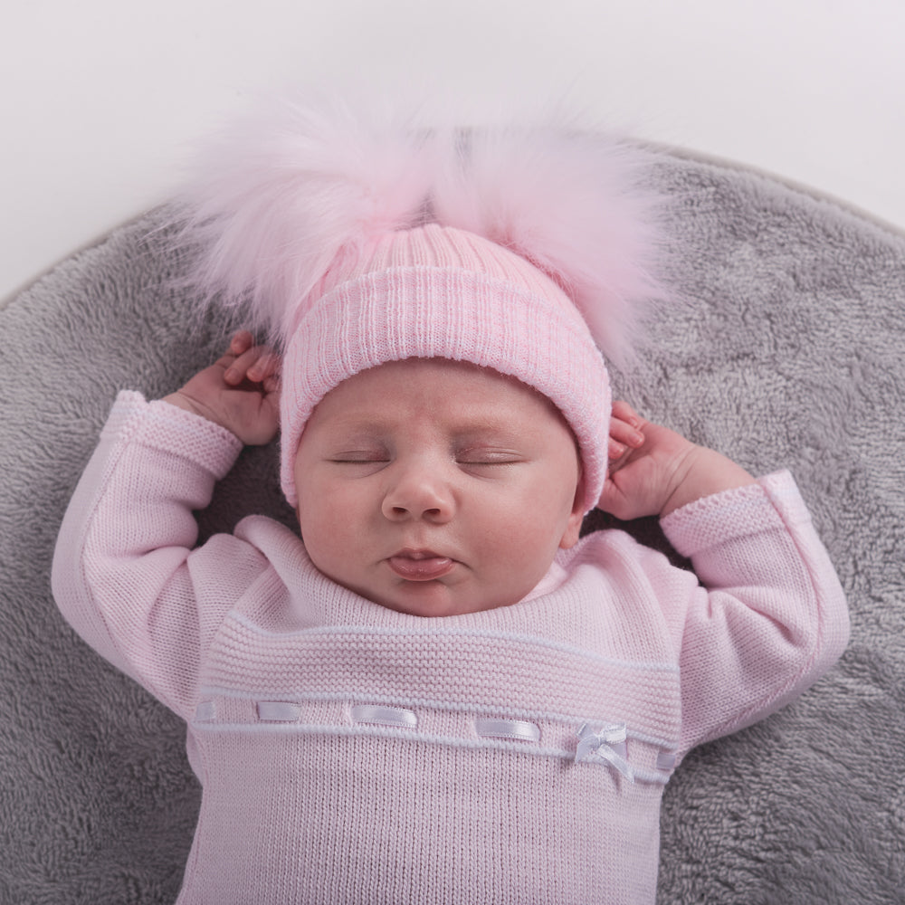 Girls Beautiful Newborn Baby Knitted Hats Millie Ralph