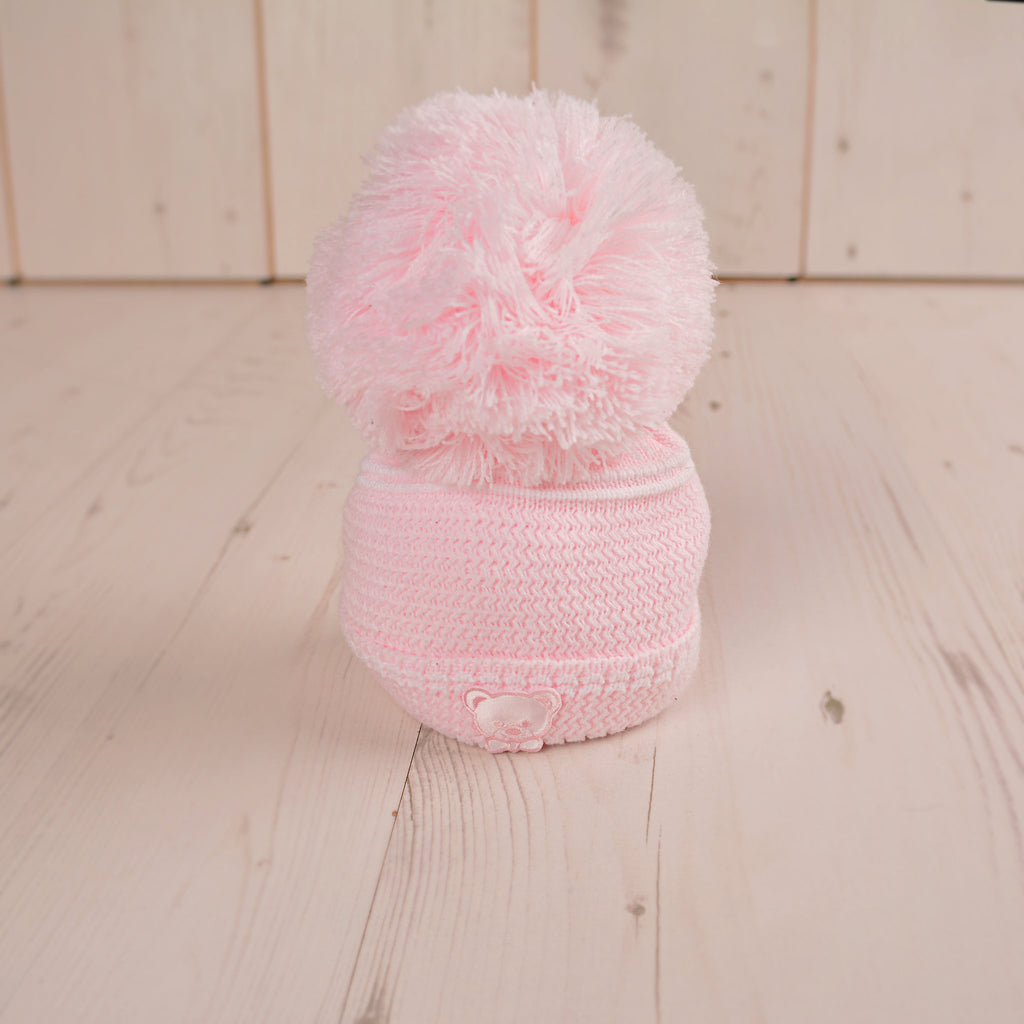 First Size Girls Teddy Embroidered Hat